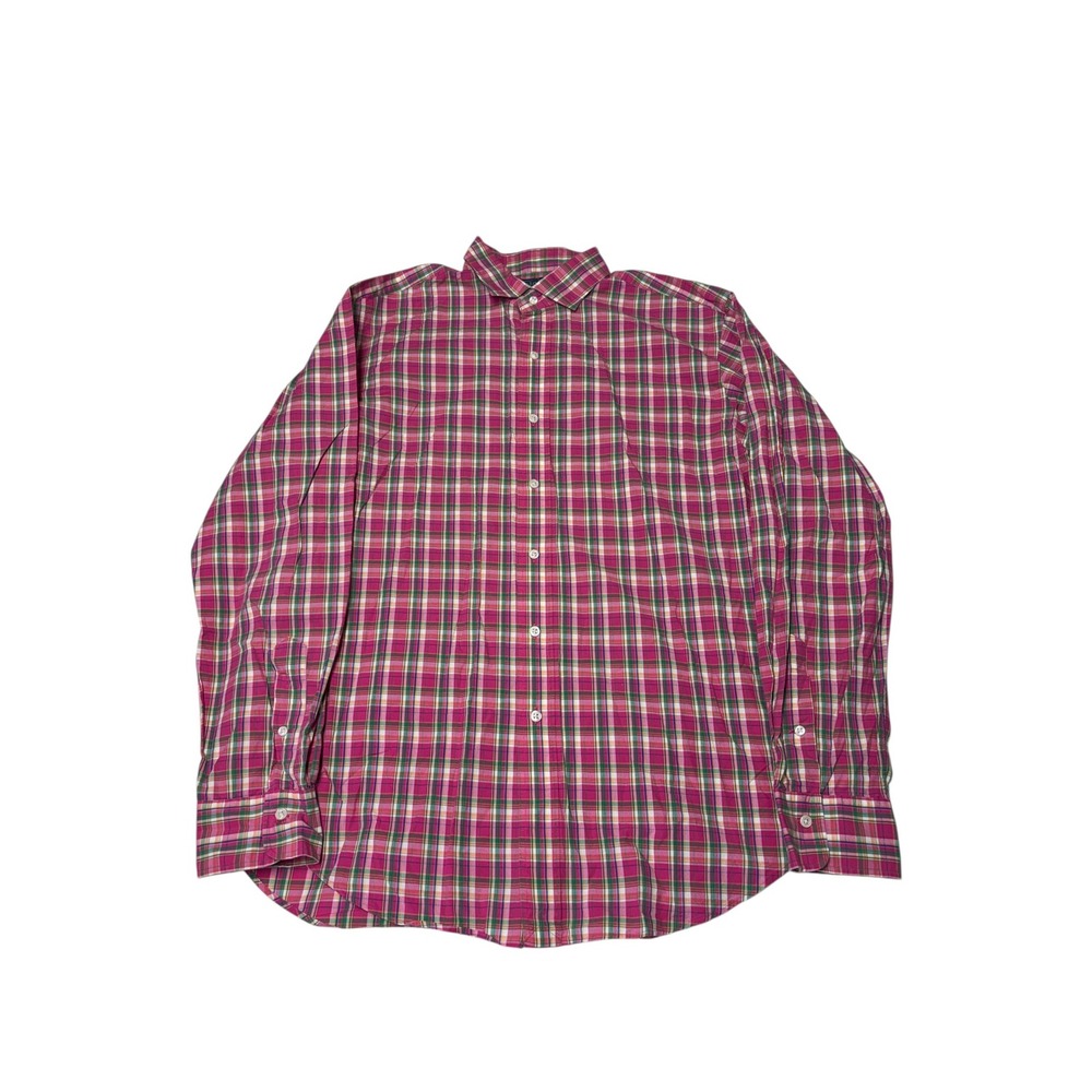 Polo by Ralph Lauren Men's Long Sleeve Plaid Button Down Shirt Size L